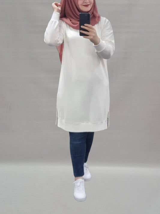 Sweatyshirt weiß