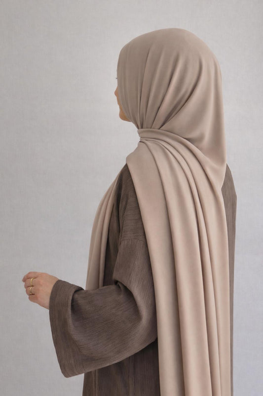Jersey Hijab taupe