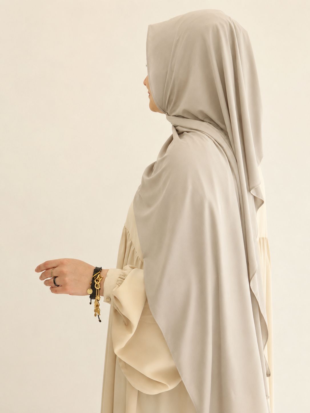 Jersey Premium in ivory Greige