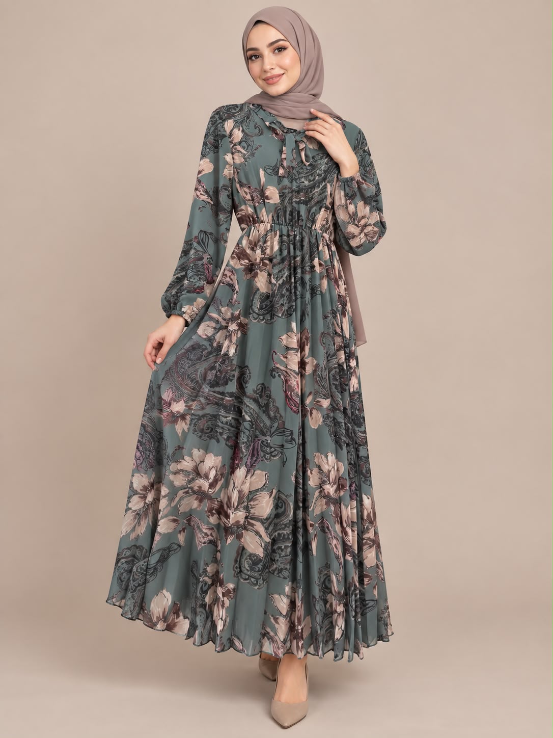 Livia Chiffonkleid