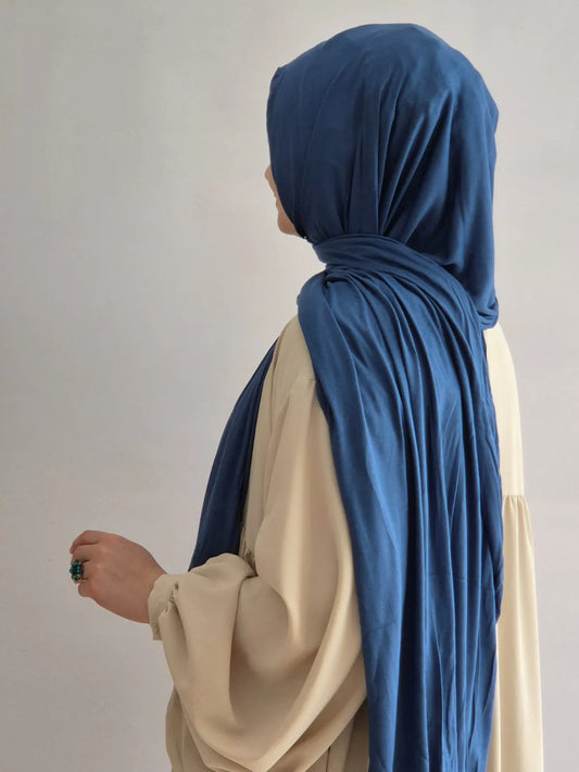Jersey Hijab blau