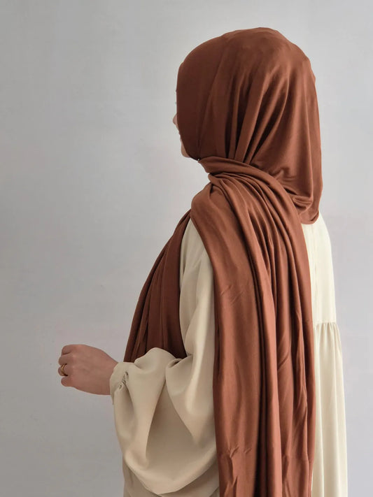 Jersey Hijab camel
