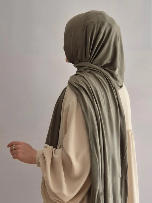 Jersey Hijab mintgrün