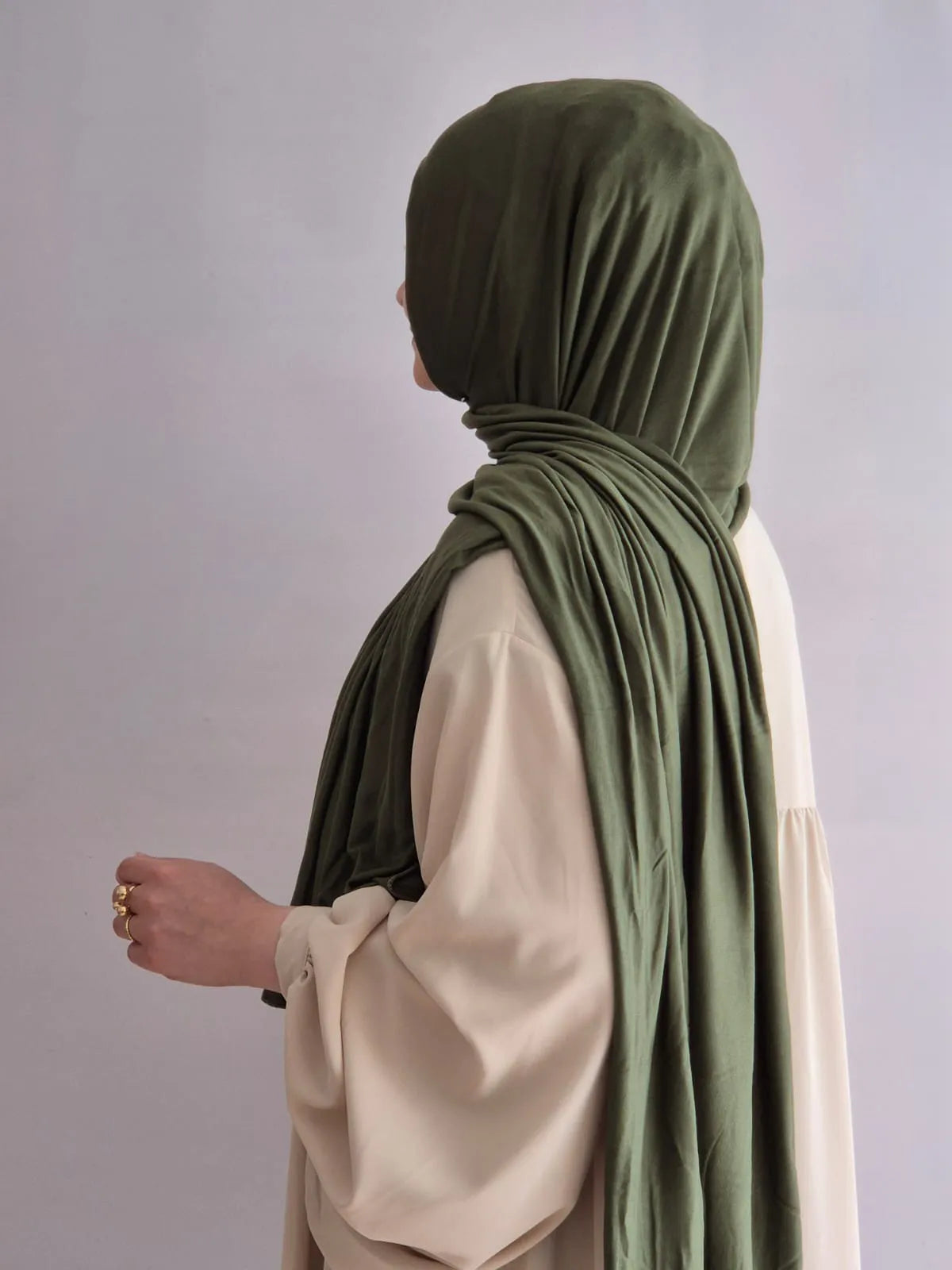 Jersey Hijab grün