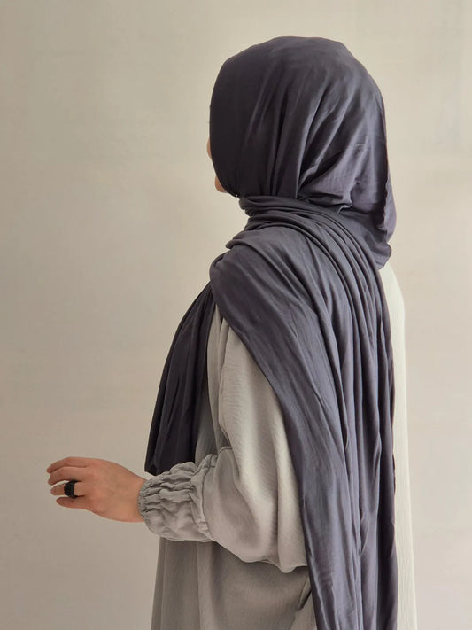 Jersey Hijab grau