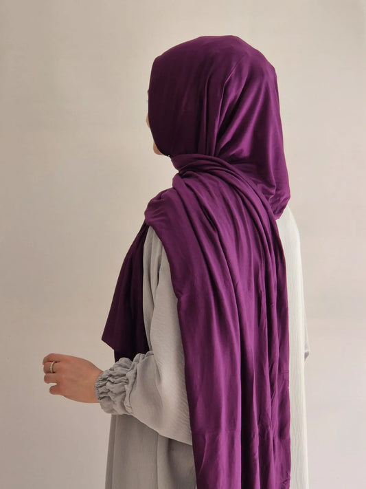 Jersey Hijab lila