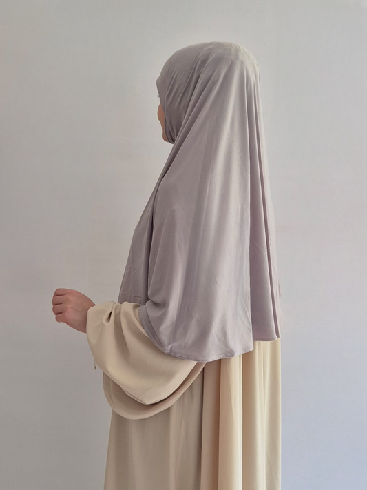 f338 - fertig Hijab hellgrau