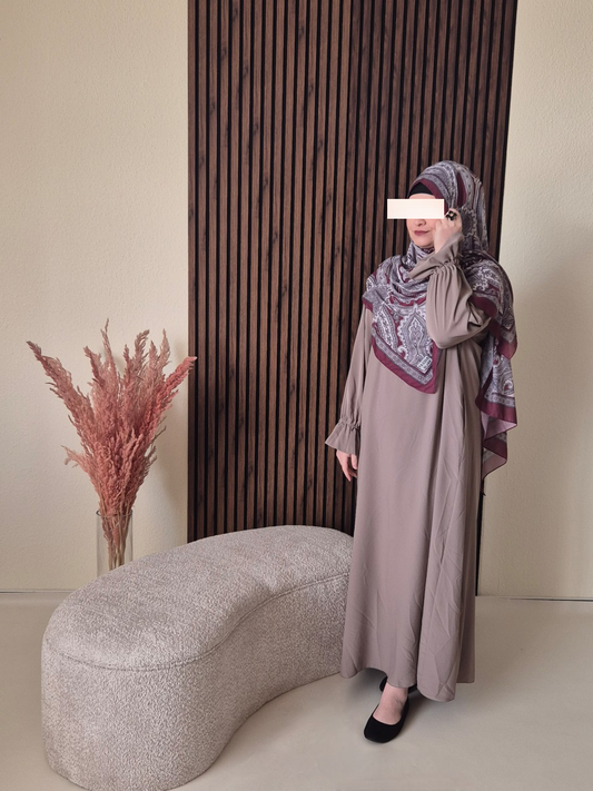Layina Abaya taupe