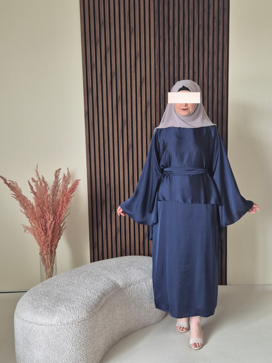 Aylah Kleid - festlich in dunkelblau