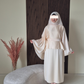 Aylah Kleid - festlich in  beige/gold