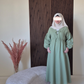 Musseline Kleid - leicht & alltagstauglich in grün