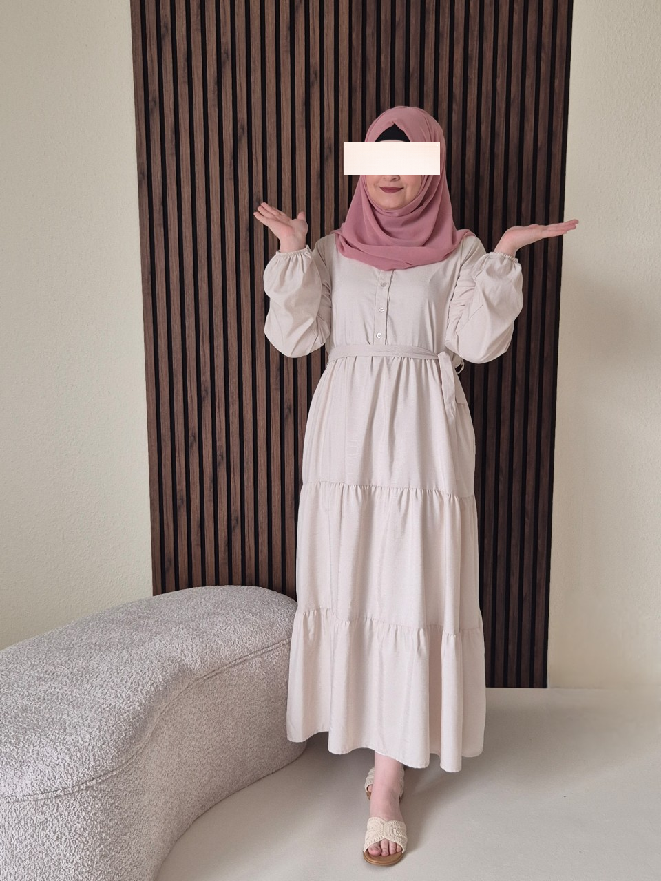 Roos - Freizeitkleid in beige