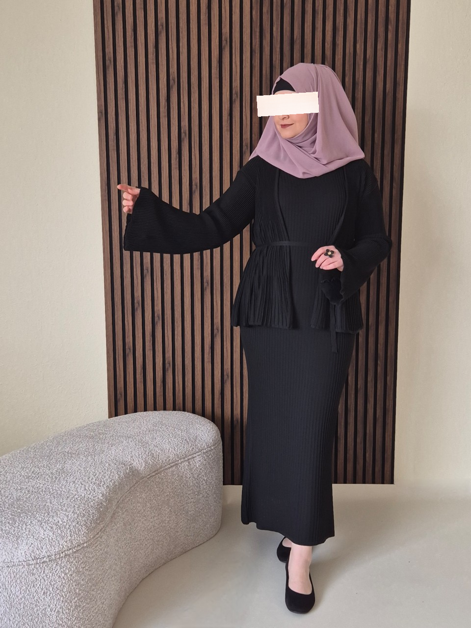 Nimea Set - feminin in schwarz
