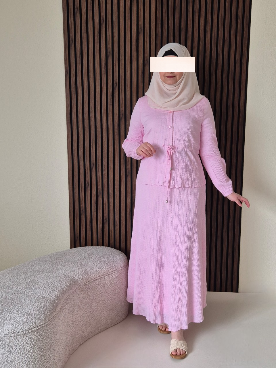 Zweiteiler Set in rosa