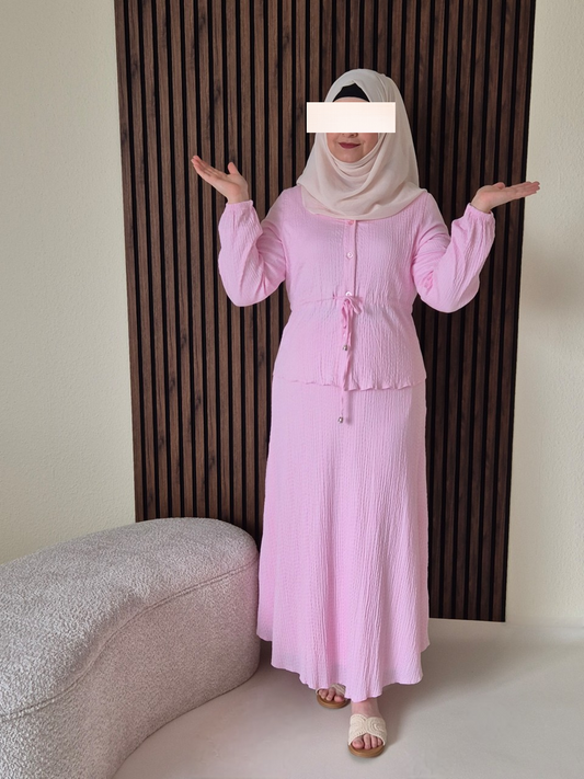Zweiteiler Set in rosa