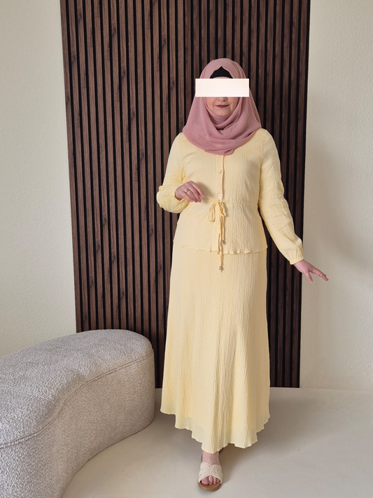 Zweiteiler Set butter yellow