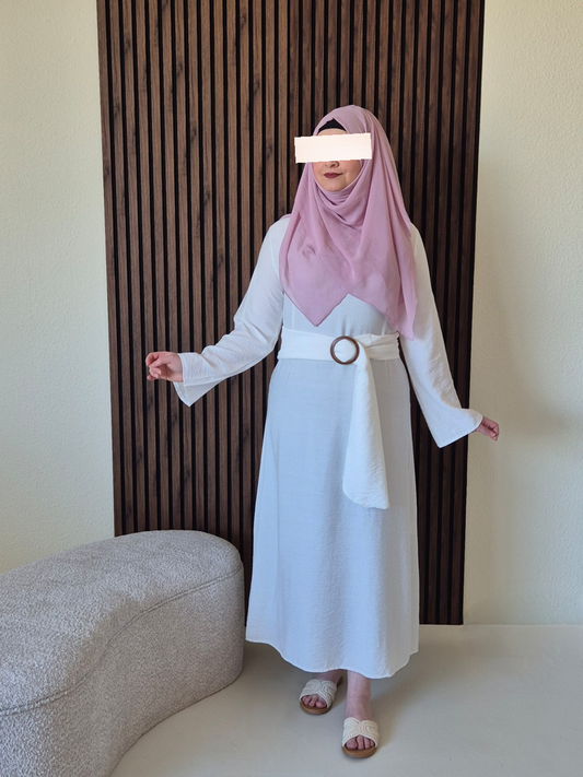 Lia Kleid- feminin in weiß