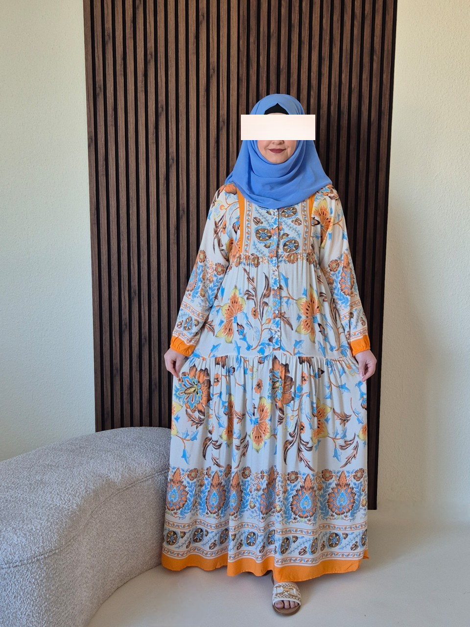 Sommer Kleid gemustert