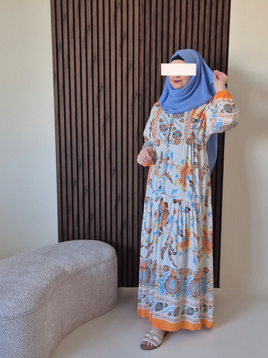 Sommer Kleid gemustert