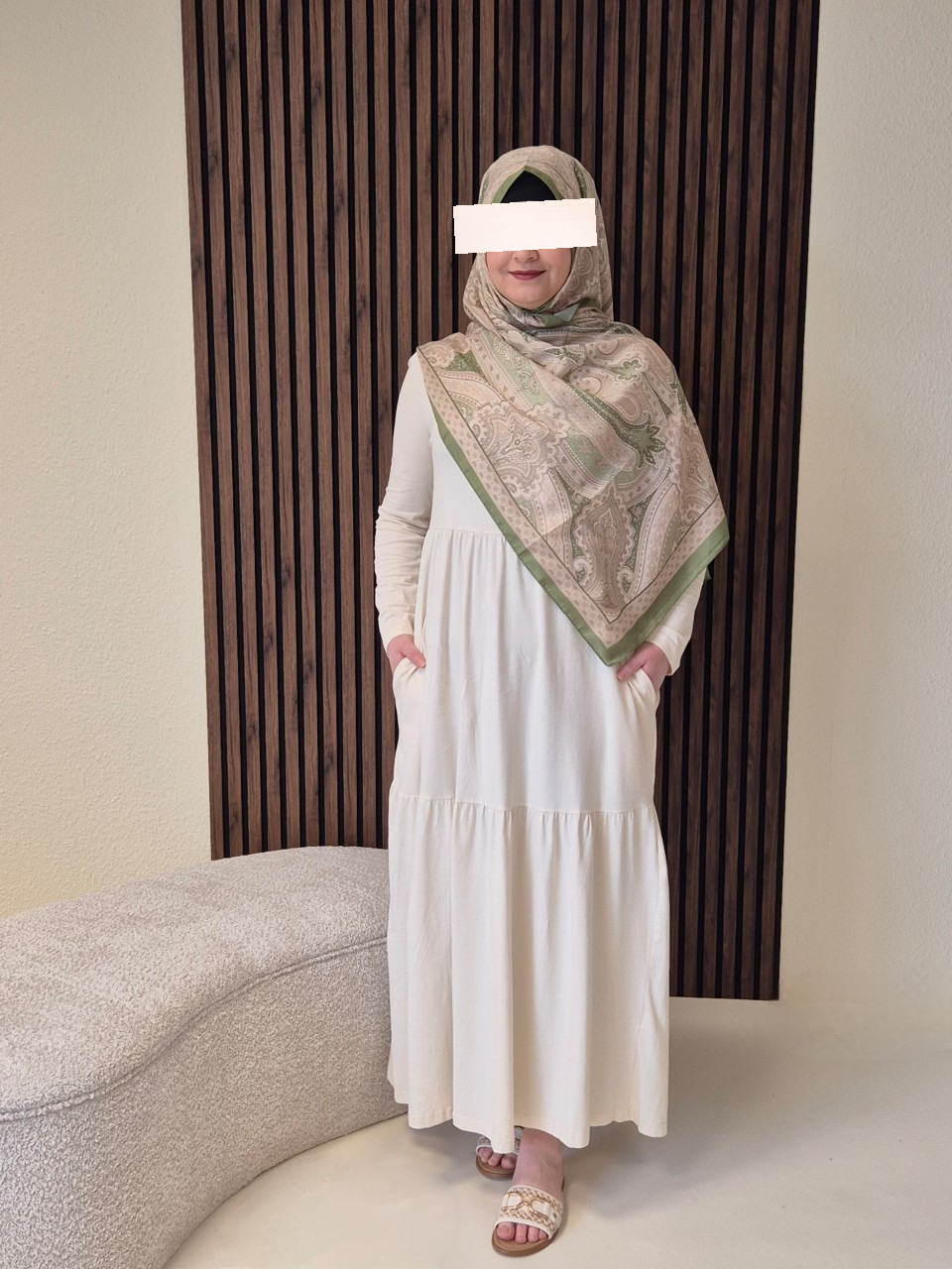 Liora Kleid - alltagstauglich in creme