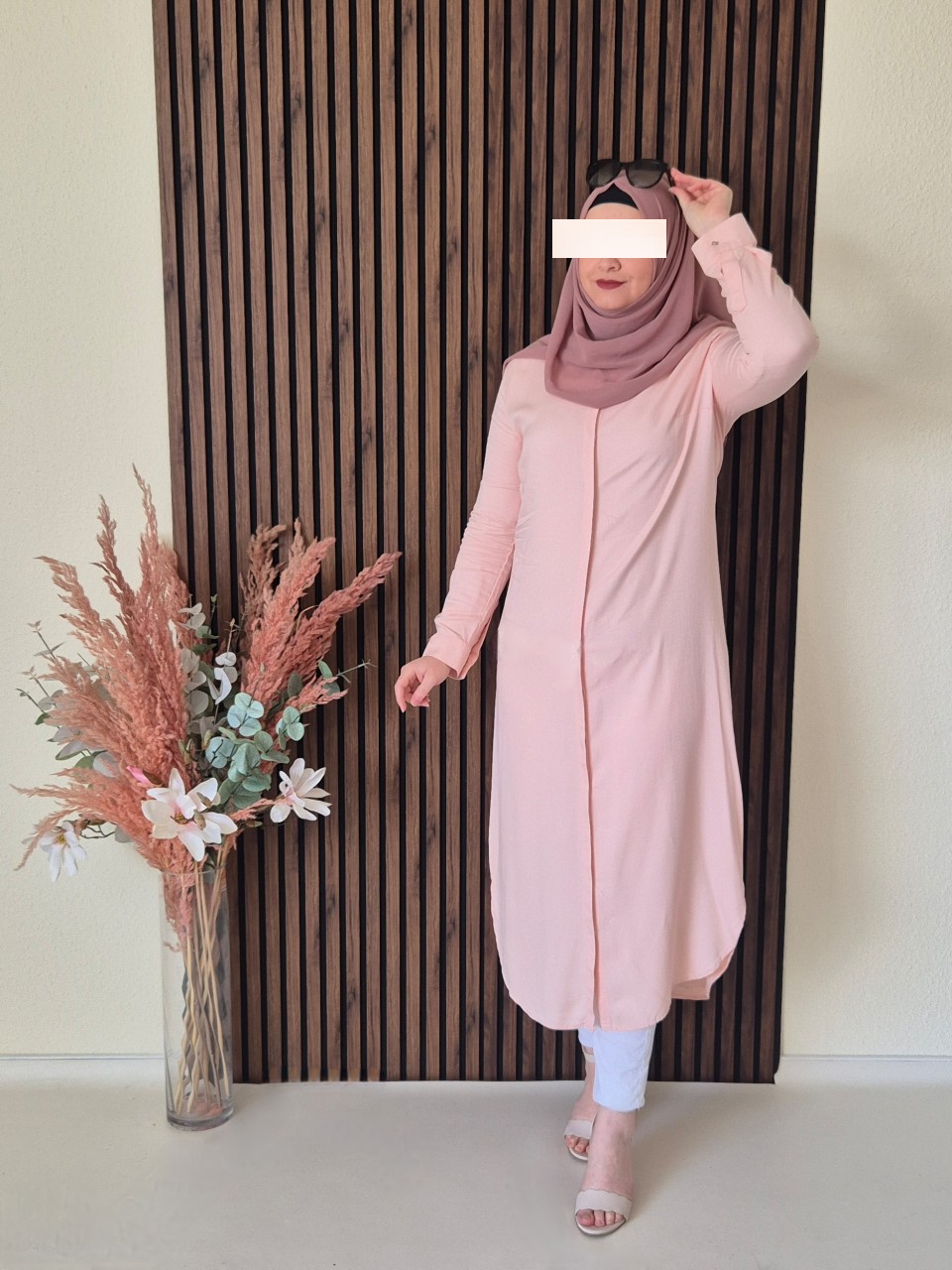 Long Tunika puder