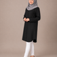 Basic Tunika in schwarz