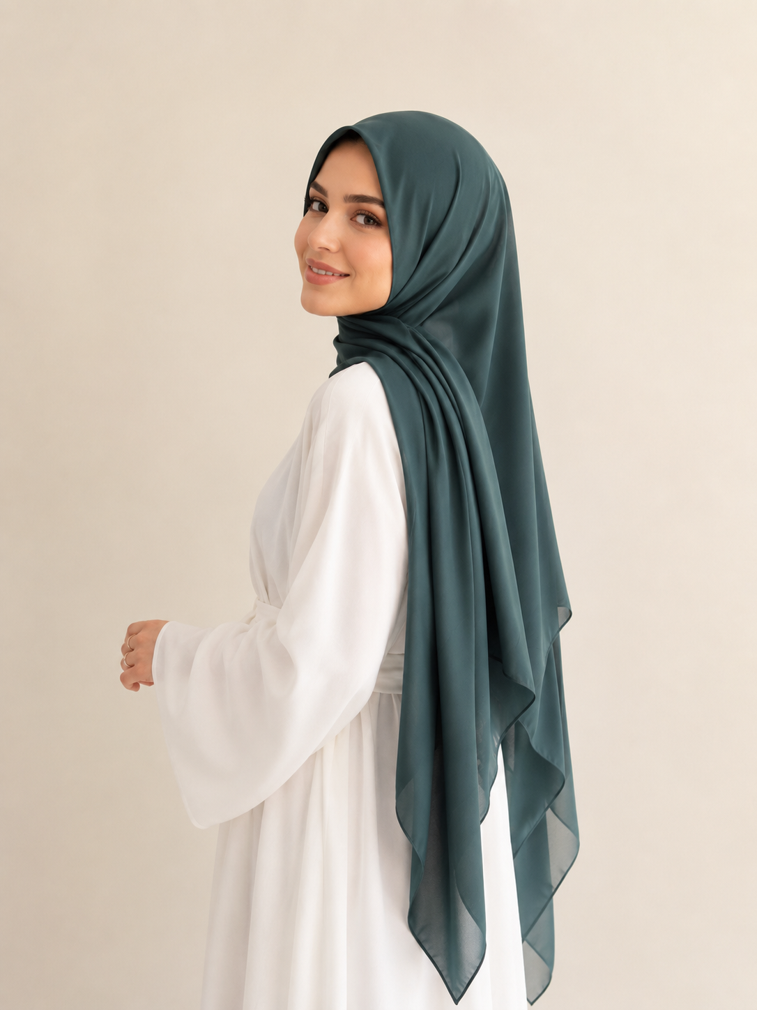 Krepp Hijab