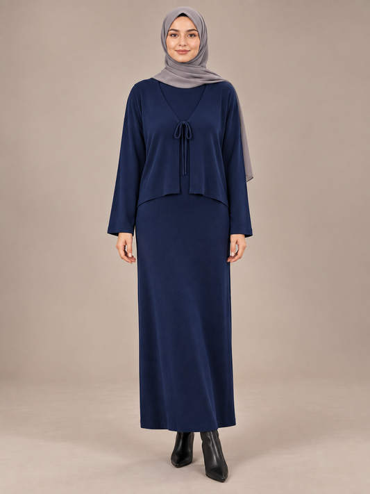 Zweiteiler Kleid & Cardigan