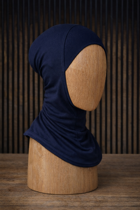 Bonnet mit Hals dunkelblau