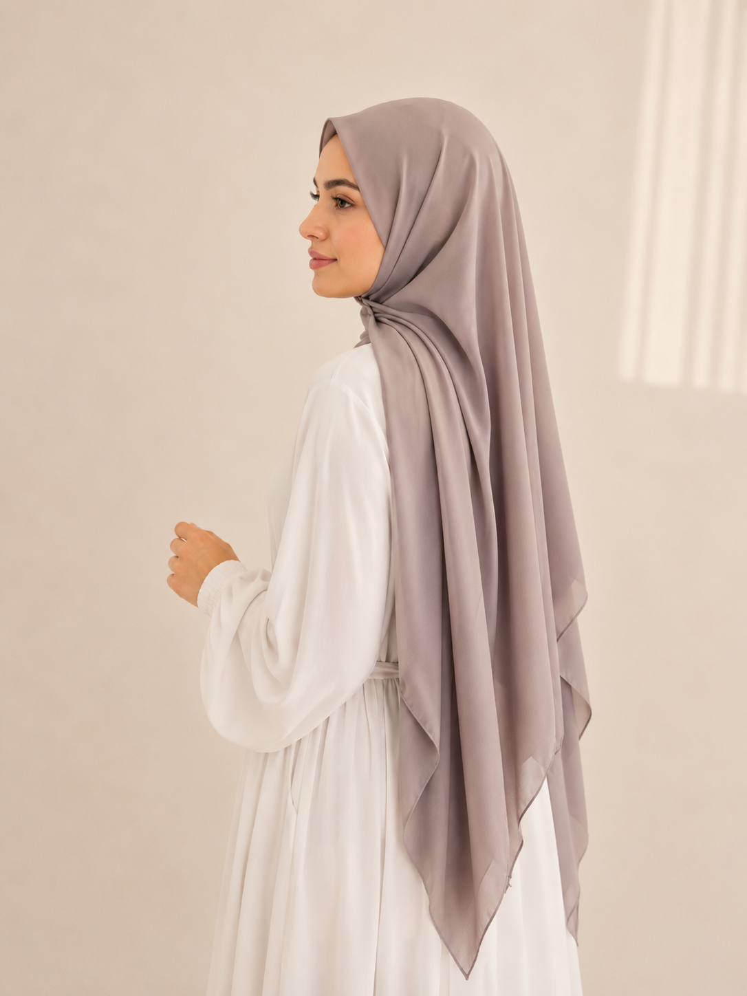 Krepp Hijab