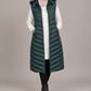 Long quilted vest