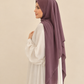 Krepp Hijab