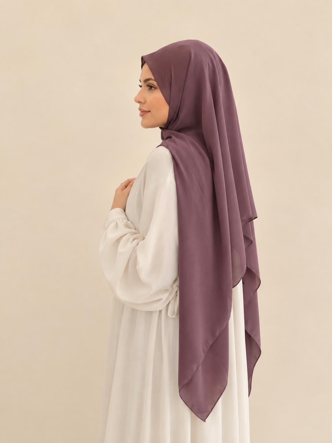 Krepp Hijab