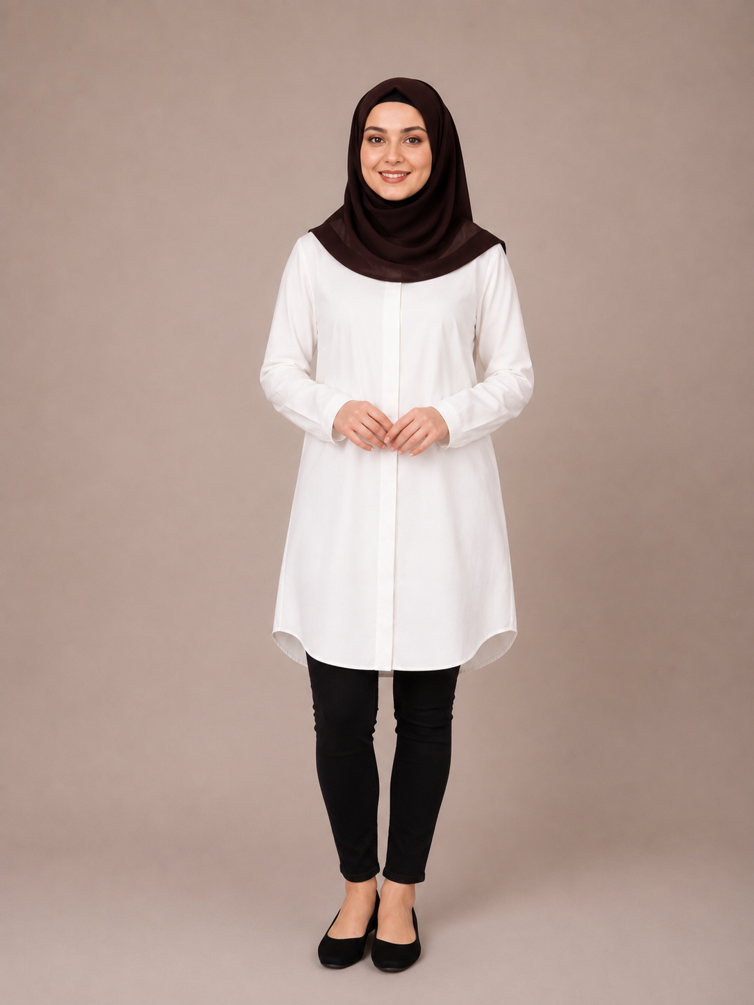 Basic Tunika altweiß