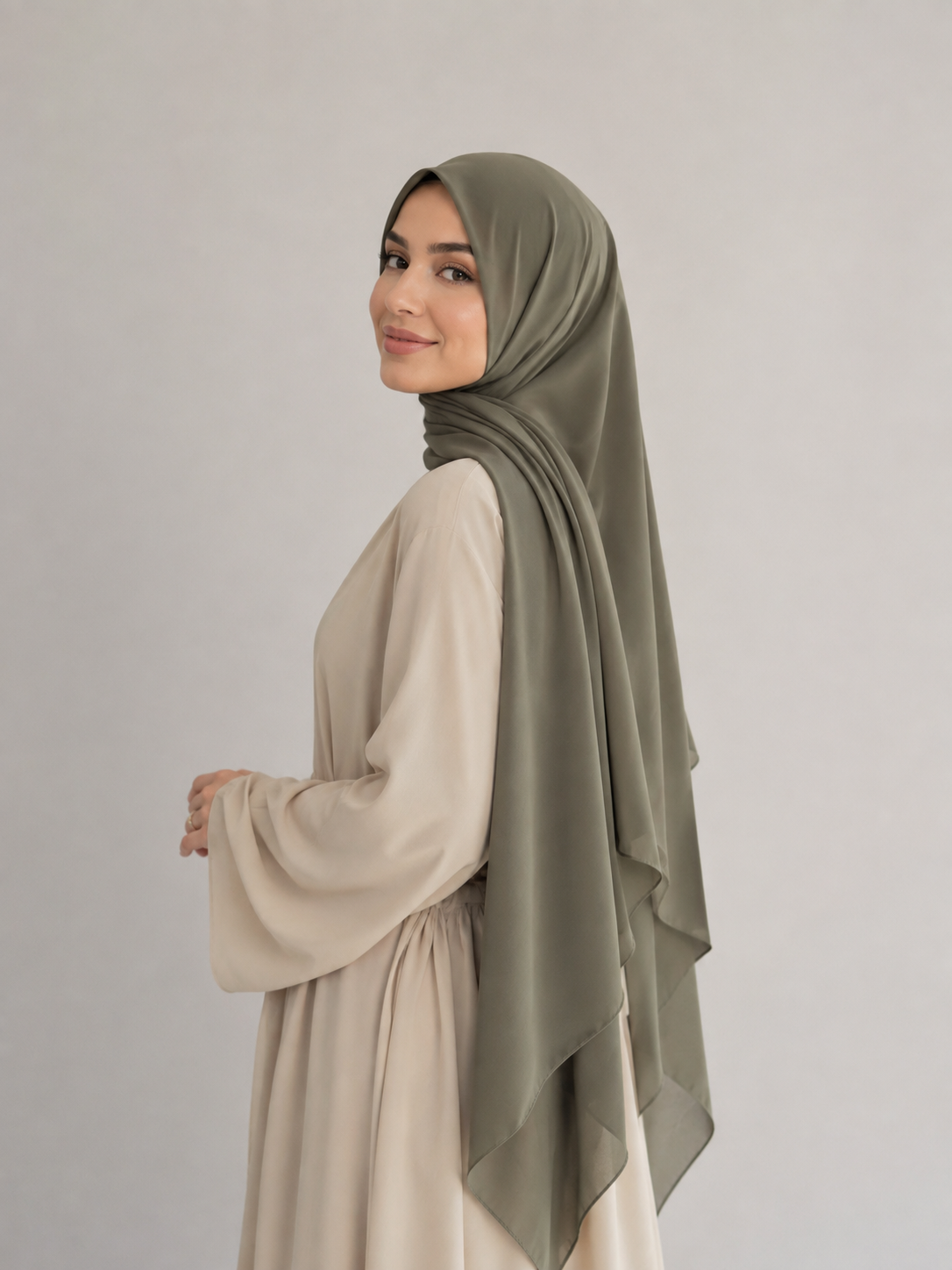 Krepp Hijab