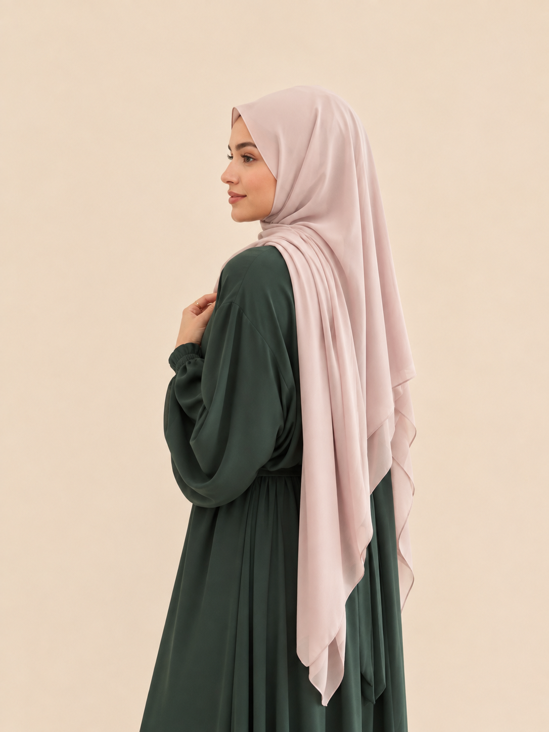 Krepp Hijab