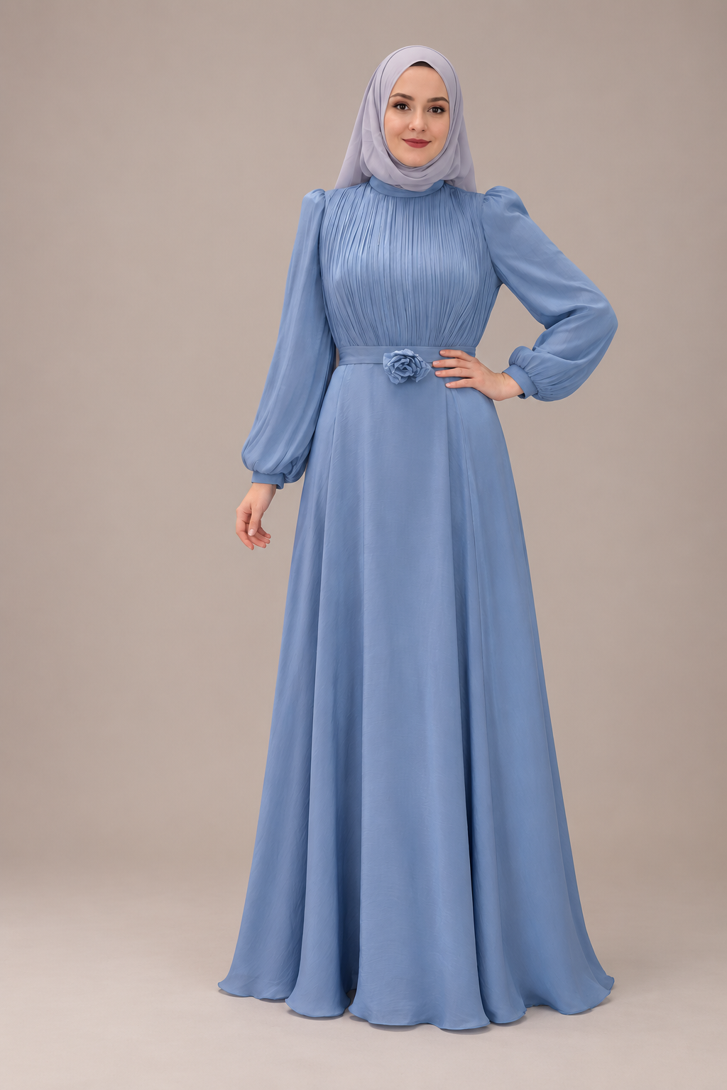 Veyra Abendkleid Steinfarbe