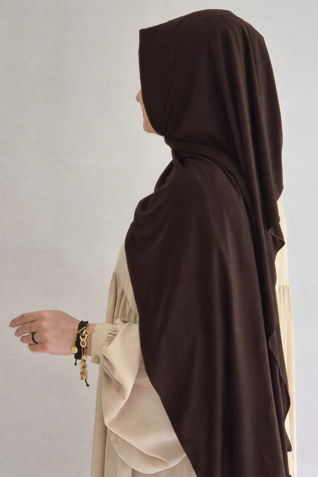 J594- Jersey Premium dunkelbraun