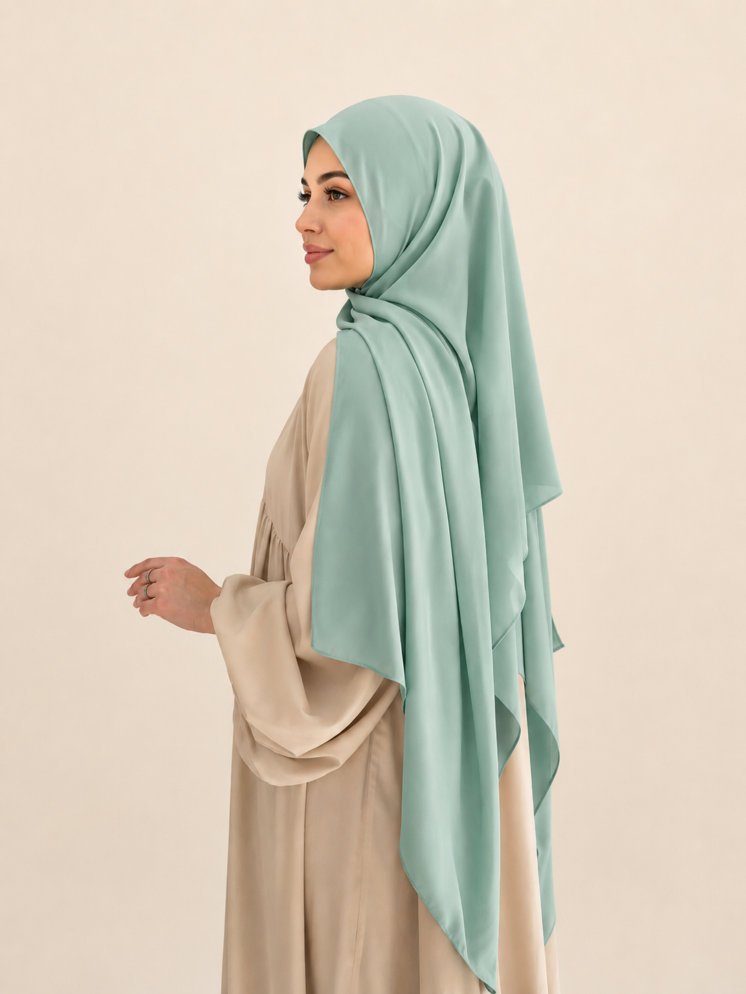 Krepp Hijab