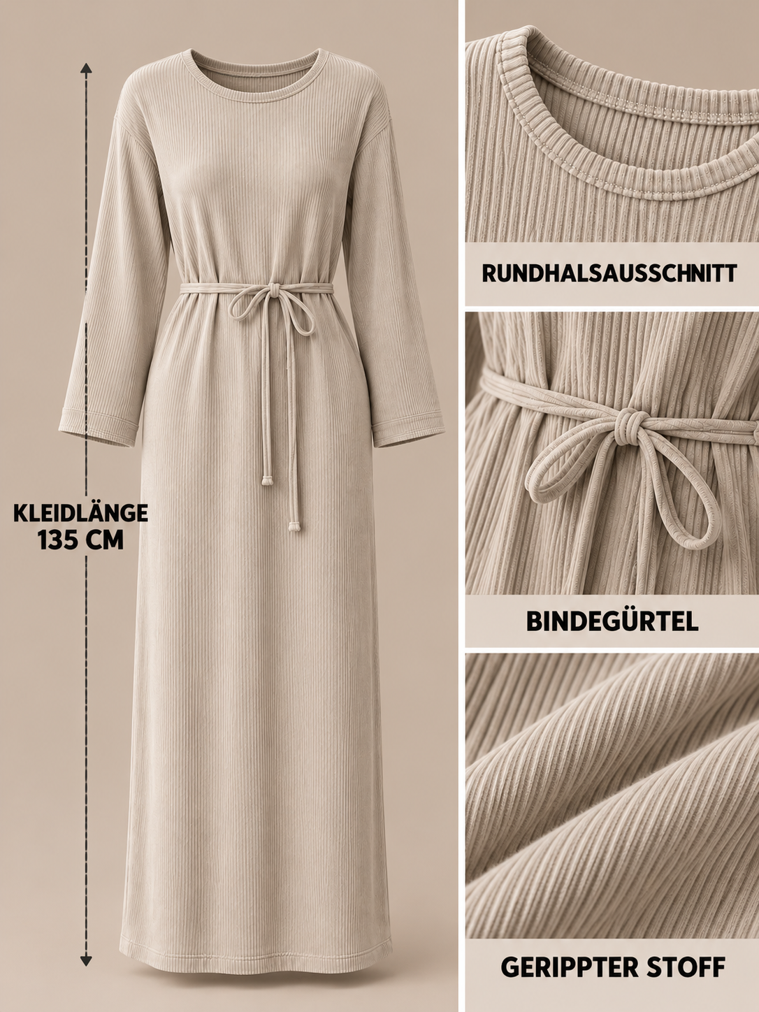 Ribbed dress