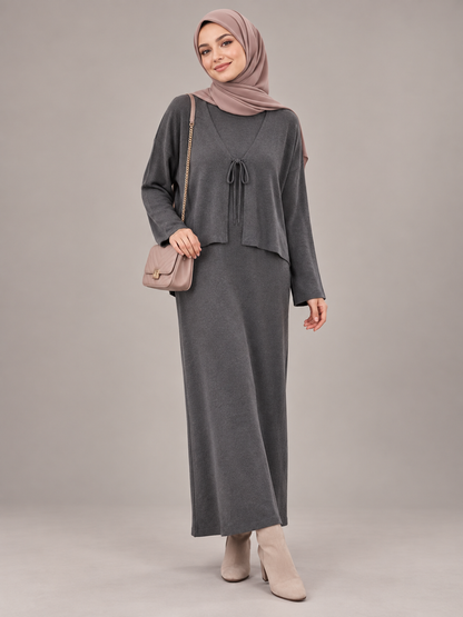Zweiteiler Kleid & Cardigan