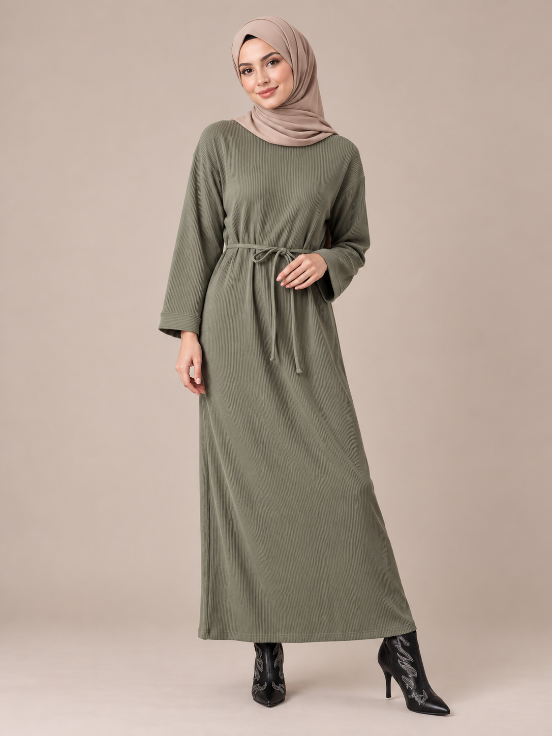 Ribbed dress
