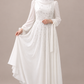 Chiffon Abendkleid mit zarten Verzierungen