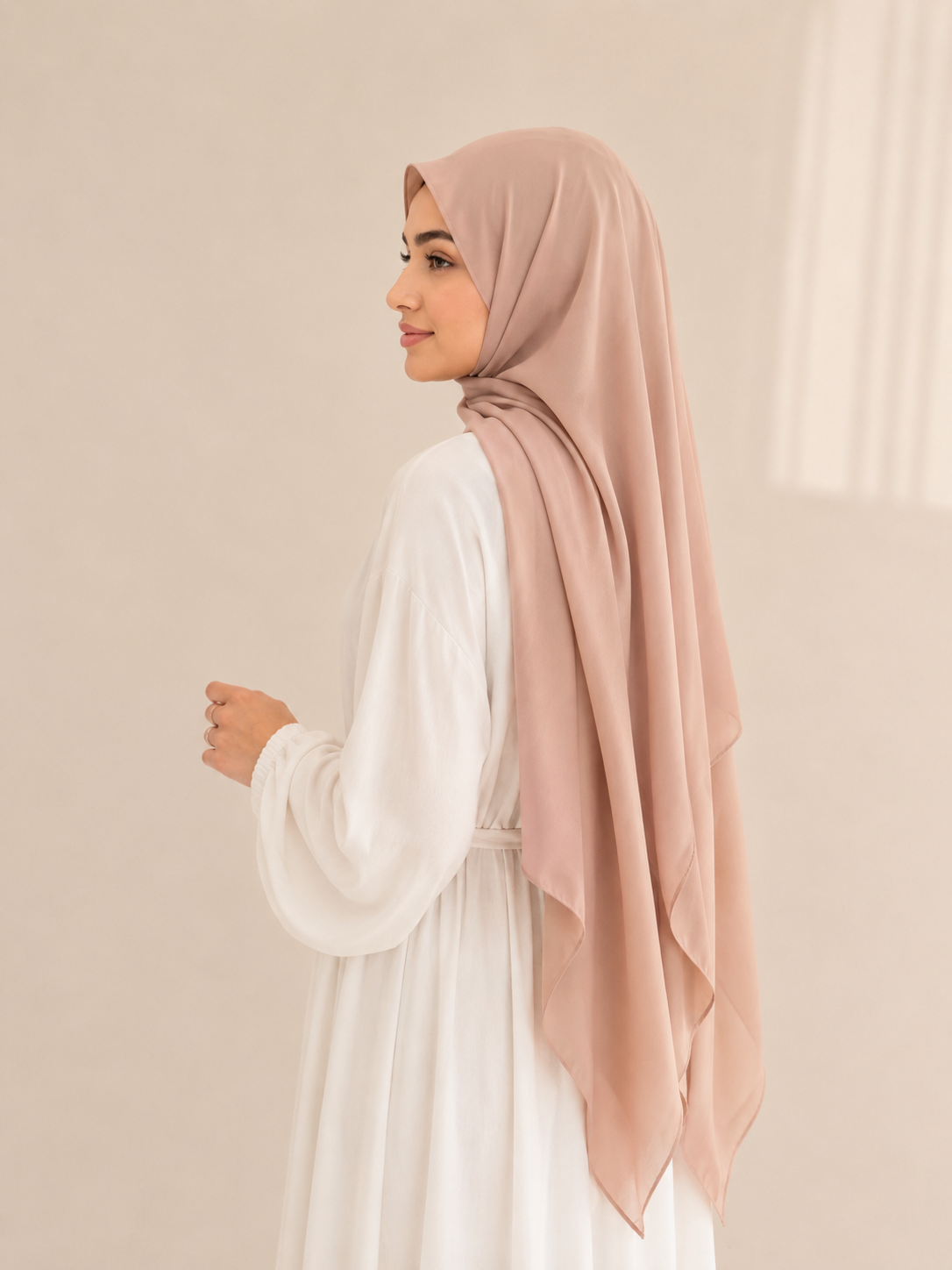 Krepp Hijab