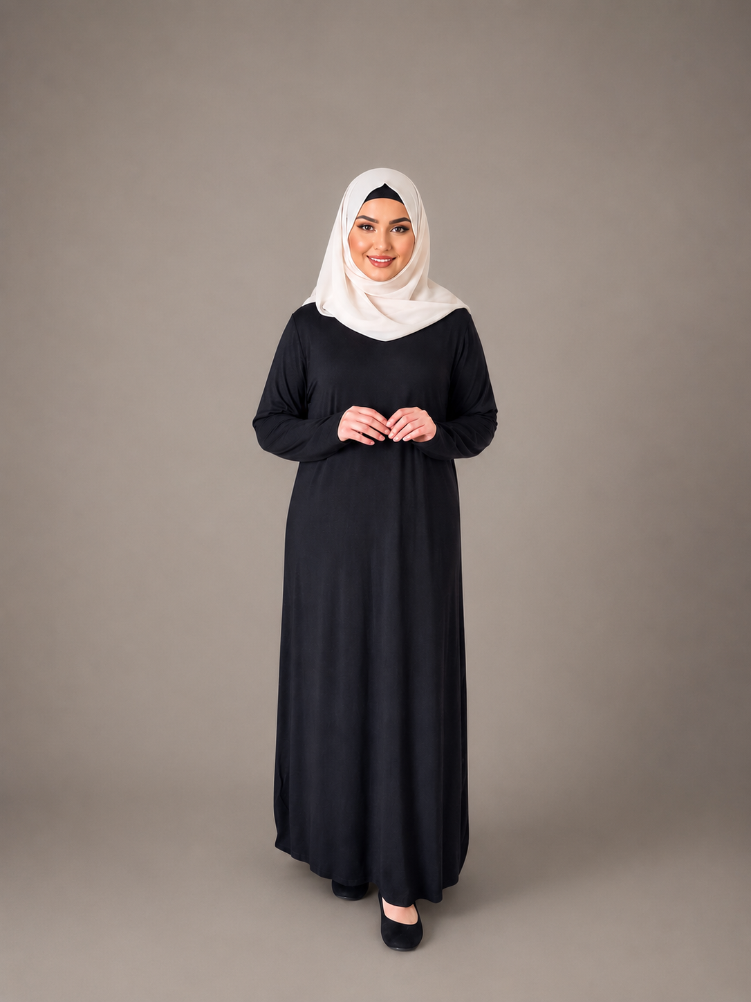 Basic Unterkleid in beige