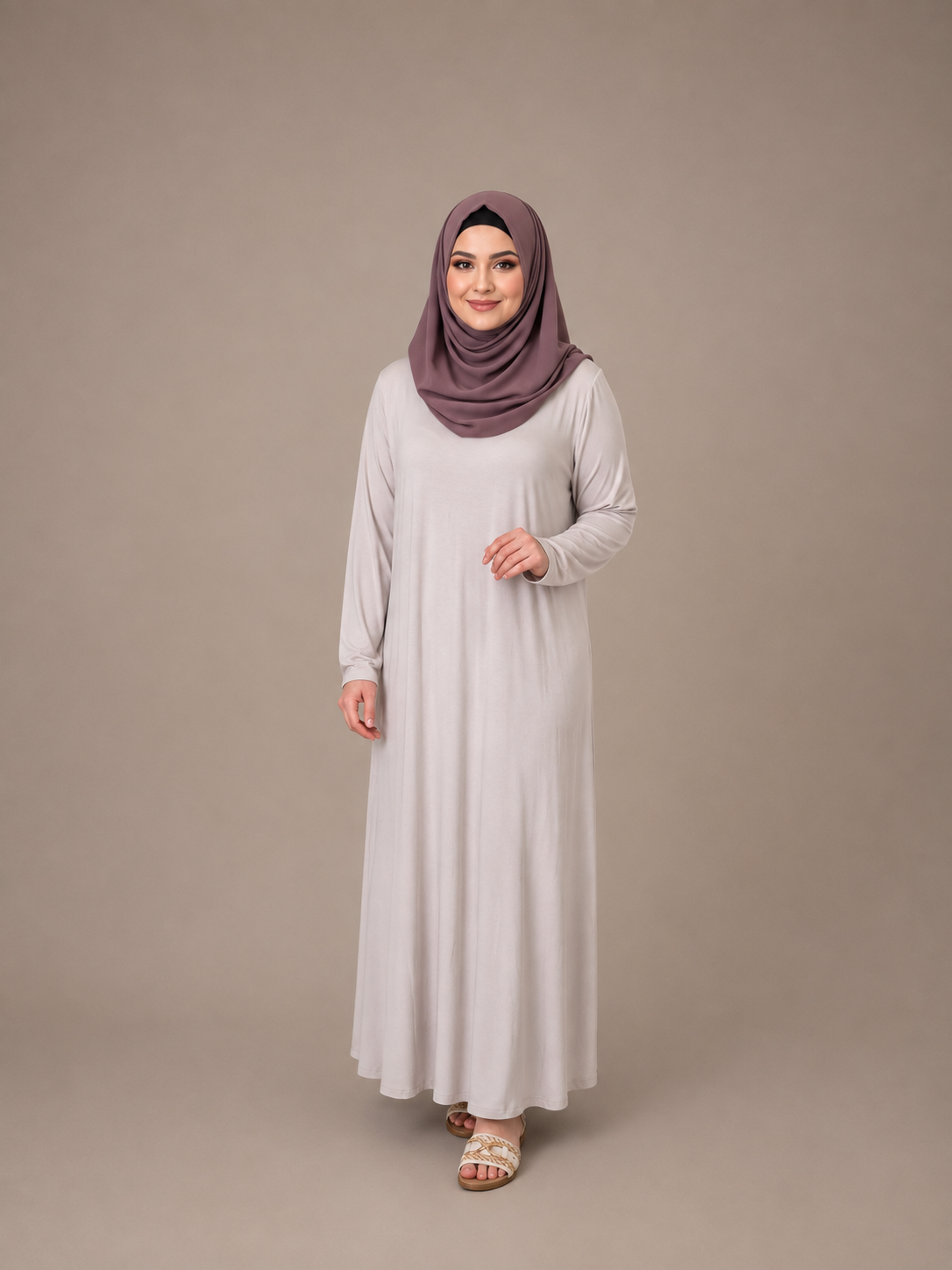 Basic Unterkleid in beige