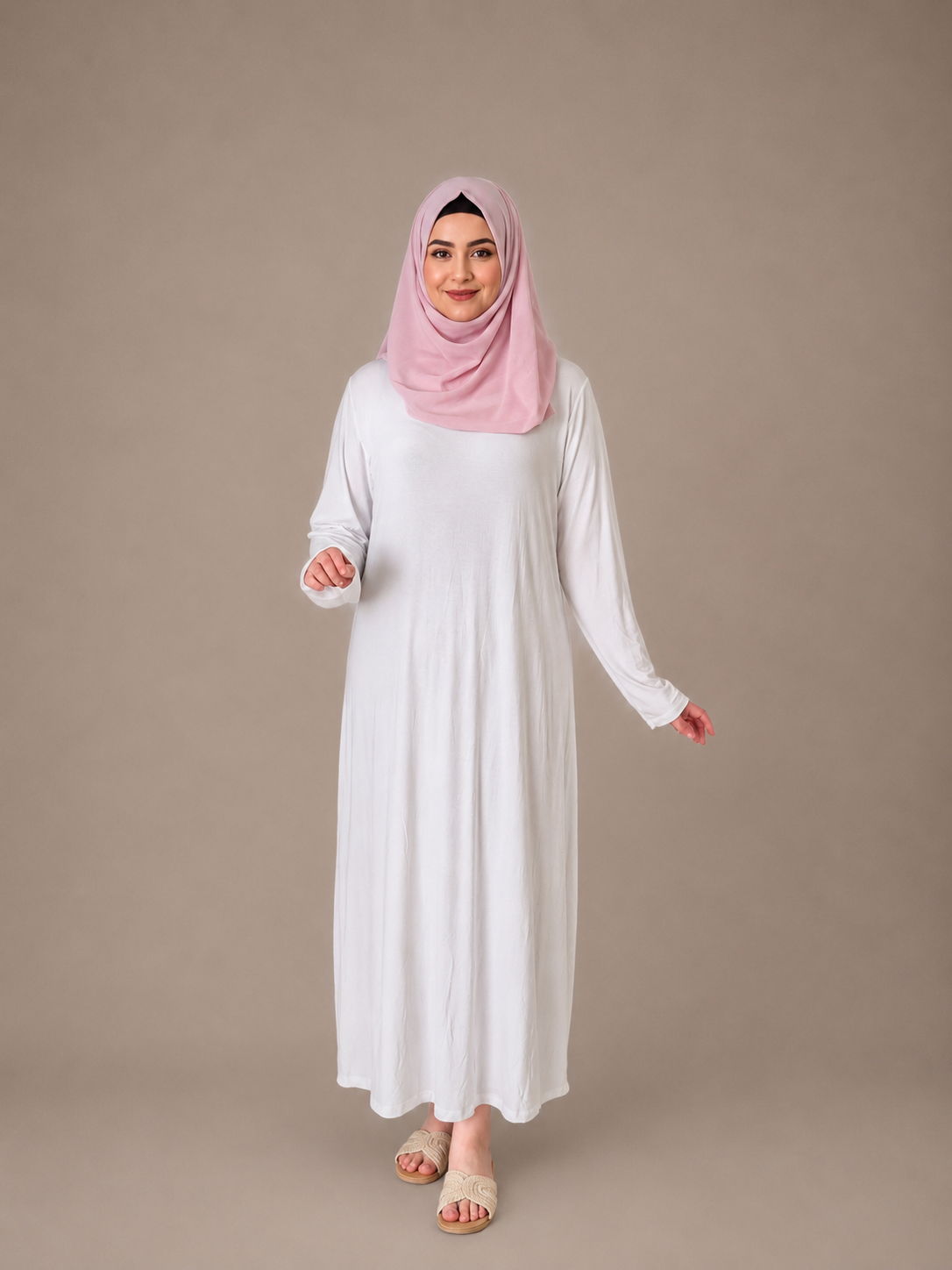 Basic Unterkleid in beige