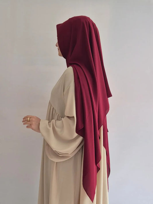 K2046 - Krepp Schal bordo