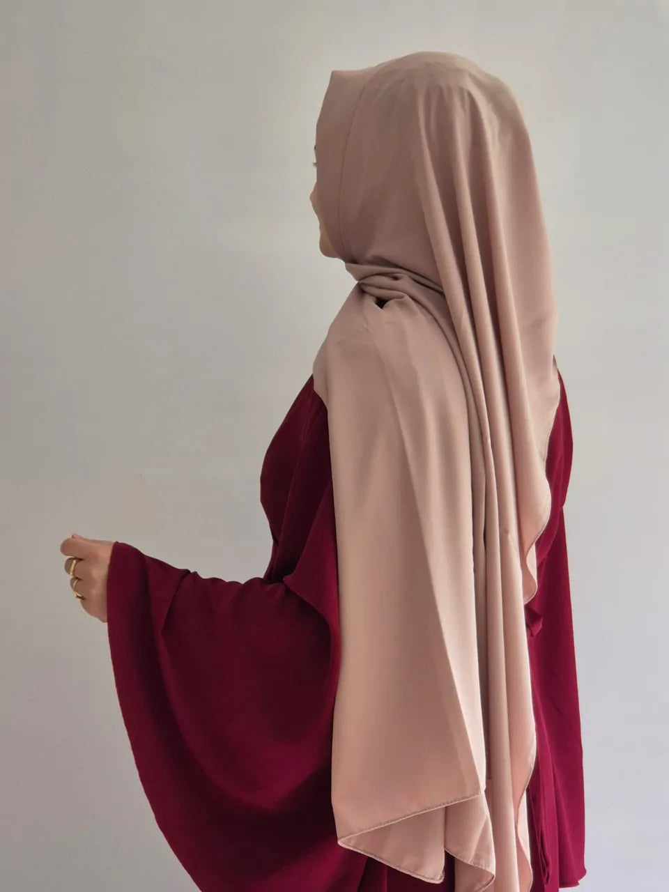 Medina Hijab rosabeige