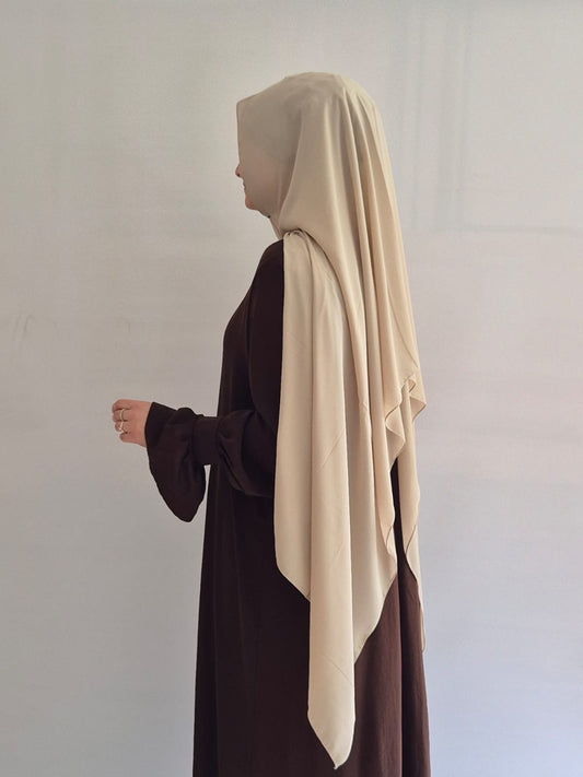 K2047 - Krepp Schal beige